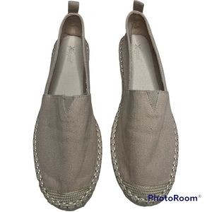 Xappeal Size 9 Slip on khaki shoes